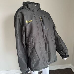 MOERDENG Waterproof Ski Jacket Warm Winter Snow Mountain Windbreaker Jacket